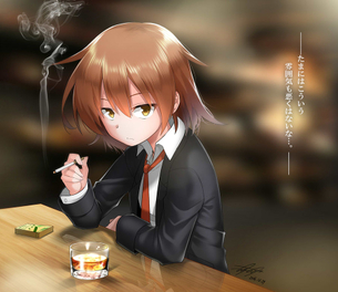 【1月13日はタバコの日】艦これ煙草画像 2017 50枚