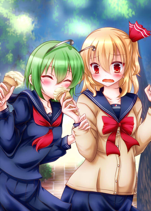 リグルミ（リグル×ルーミア）の画像 50枚