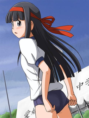 ブルマの二次元エロ画像。