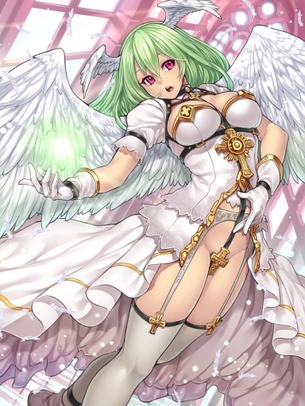 緑髪の二次エロ画像で！