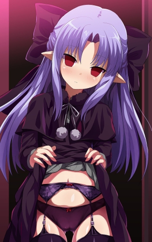 【二次・ZIP】お洒落エロアイテムのガーターベルト娘の虹画像