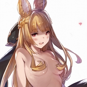 ユイシス（グラブル）のエロ画像。もふもふキツネ耳かわいい姐さん・・・かわいいw