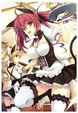 【二次】ガーターベルトを付けたメイドさんのエロ画像が見たいです！