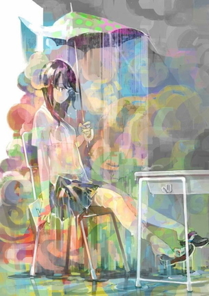 【美麗】美しい制服少女と風景が描かれた画像ください！【壁紙】