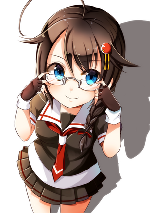 【二次】可愛すぎるメガネ美少女の萌え画像が見たいです！