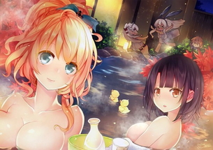 【二次】裸の女の子だらけのハーレム状態なお風呂画像【100枚】