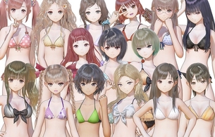 『ブルーリフレクション』女の子がエロいビキニの水着姿になるエロ衣装DLC！