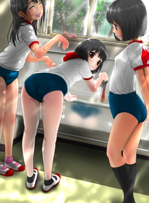 【お腹を冷やさないように】体操着のTシャツはブルマの中に入れる派な女子達・・・