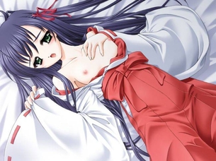 巫女の二次エロ画像で！