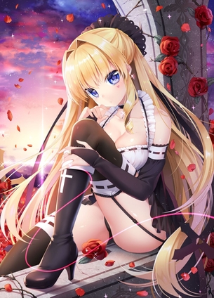 【二次・ZIP】悩ましいガーターベルト装着した美少女画像