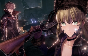 『コードヴェイン』エロい女の子の貧乳おっぱいやスパッツなどエロ衣装で吸血シーン！