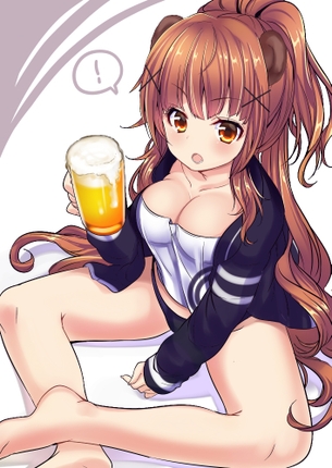 【二次・ZIP】虹美少女の魅惑の谷間オッパイ画像
