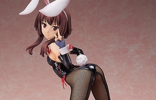 『この素晴らしい世界に祝福を！』めぐみんがエロいバニー姿で貧乳おっぱいのエロフィギュア