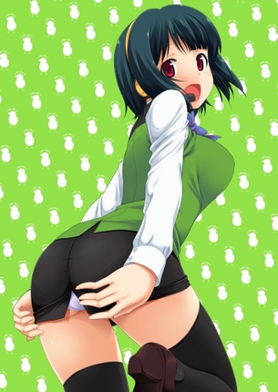 【2次】ご利益がありそうな美少女のパンチラ二次エロ画像 その11【パンチラ】