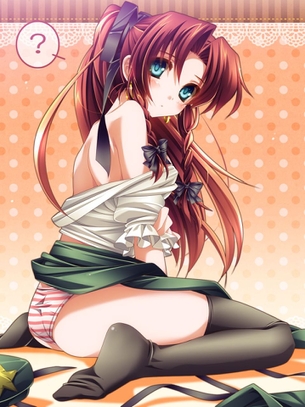 【お座りパンチラ】無防備に座り込んでパンツ丸見えな女の子のエロ萌え画像集 Part.02【二次エロ画像】