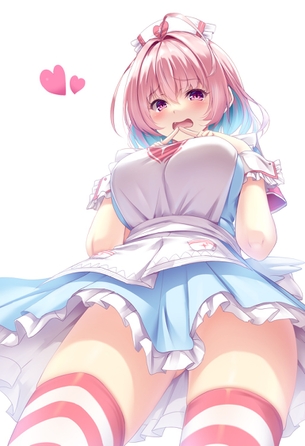 【非・微エロ】絶対領域で魅せるカワイイ脚部！ニーソックス美少女画像まとめ その８