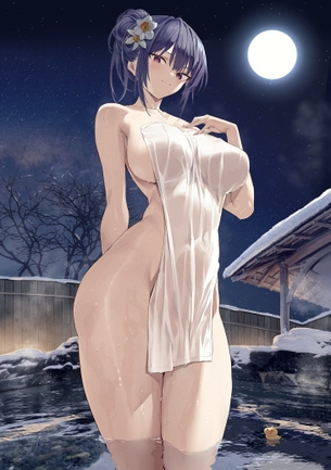 【２次】裸タオル姿の女の子のエロ画像その１６
