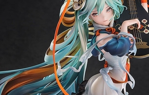 『初音ミク』えっちなスケスケでお尻が強調されてる中国風ドレスのエロフィギュア！