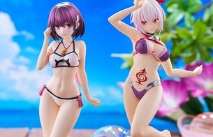『あやかしトライアングル』風巻祭里と花奏すずのえっちなムチムチ水着姿のエロフィギュア
