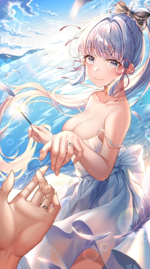 【二次】銀髪・白髪女子画像　その４７