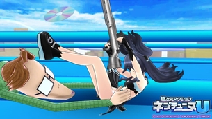 【画像】アクションゲームの女の子のダウンポーズがエロい