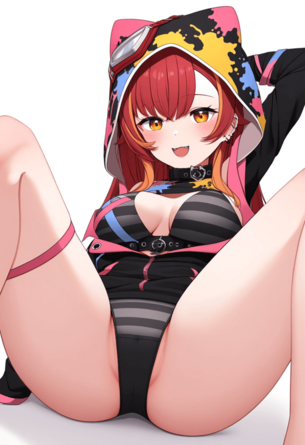 [ぶいすぽっ!][エロ画像]猫汰つな(ねこたつな)のパンチラで自然に勃起したよ♪