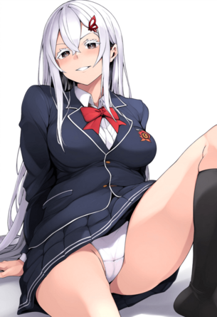 [リゼロ][エロ画像]エキドナのポジティブなパンチラで勃起したよ～♪