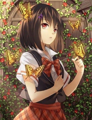 お頼み申す。二次短髪少女画像求めけり。