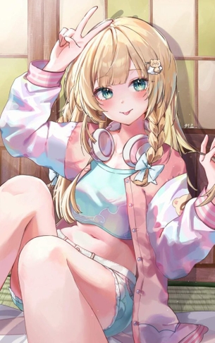 風真いろはのどエロい二次エロ画像がいっぱいおっぱい！【ホロライブ】