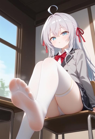 [ロシデレ][エロ画像]アーリャ(アリサ・ミハイロヴナ・九条)の足の匂いだけで射精したよ♪