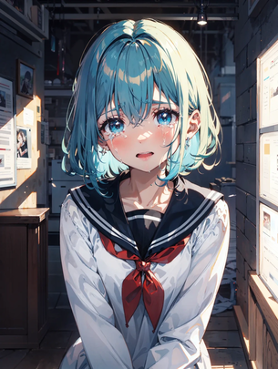 【AIイラスト】セーラー服・ブレザー・制服を着た女の子のAI画像まとめ【アニメ調】 [AI Generated]