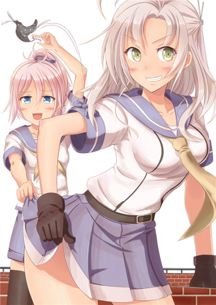【艦隊これくしょん／艦これ】お気楽系むっちり肉食艦娘 衣笠さん（ガッサさん）エロ萌え画像集【二次エロ】