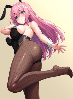 【２次】ピンク髪の女の子のエロ画像その４０