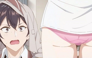 アニメ『時々ボソッとロシア語でデレる隣のアーリャさん』9話で催眠で脱いでパンツ丸見え