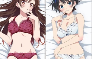 『彼女、お借りします』女の子たちのえっちなバスローブや下着姿のエロ抱きまくら！
