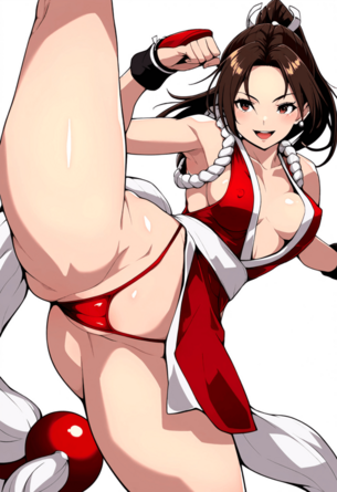 [KOF][エロ画像]戦っている不知火舞(しらぬいまい)でメチャシコしたよ～♪
