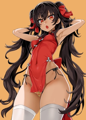 【２次】紐パンを着用した女の子のエロ画像その４６