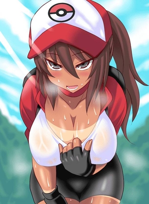 【画像】えっちすぎる女の子ポケモントレーナーの、大人向けエロ画像がこちら