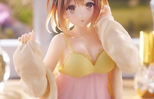 『ライザのアトリエ』ライザのえっちな部屋着姿のムチムチエロフィギュアのオンラインくじ