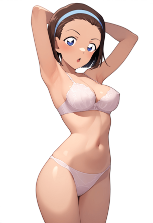 [コナン][エロ画像]鈴木園子(すずきそのこ)の脇(ワキ)を匂いながら抜いたよ～♪