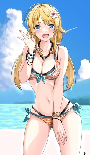 【二次元】ビキニ美女達のエロ画像 Part.18 50枚 Bikini