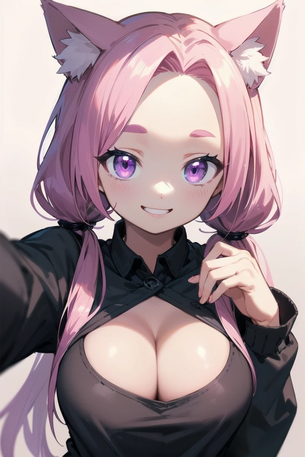 【AIイラスト】ピンク髪の女の子のAI画像まとめ【アニメ調】 [AI Generated]
