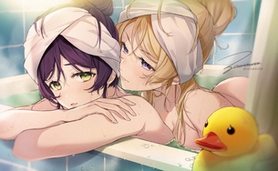 【二次】お風呂・温泉・露天風呂に入っている女の子の画像まとめ その23【43枚】