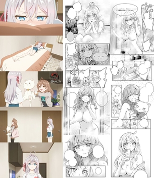 【悲報】アニメ『ロシア語でデレるアーリャさん』、原作のエロシーンをカットしてしまう
