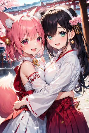 【AIイラスト】巫女服を着た女の子のAIイラストまとめ【アニメ調】 Part 3 | Maspi(マスピ) | AIイラストまとめ [AI Generated]