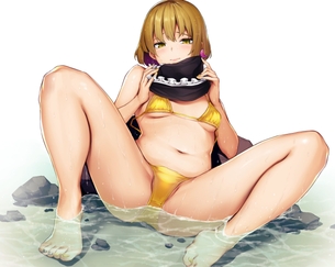 【画像】クソエロ恵体女さん、水着で無事エッチになる