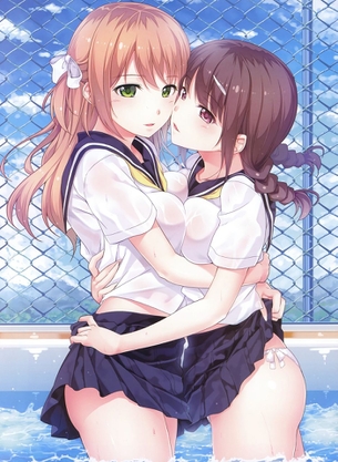 【百合】女の子同士で愛し合っている百合少女エロ萌え画像集 Part.02【二次エロ画像】