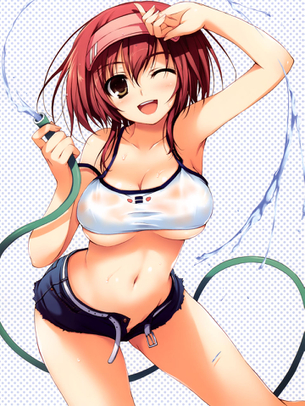 エロ画像】透け透けのエロい画像　梅雨時の制服の女の子をおっかければいいですか!?
