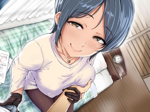 見つめ合いながらエロい事してる二次元女の子画像