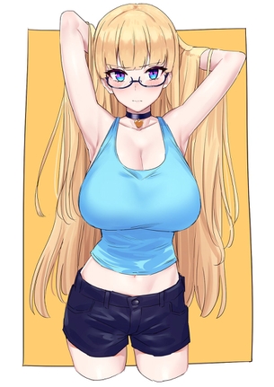 【２次】おっぱいの谷間が素敵な女の子のエロ画像その１３７